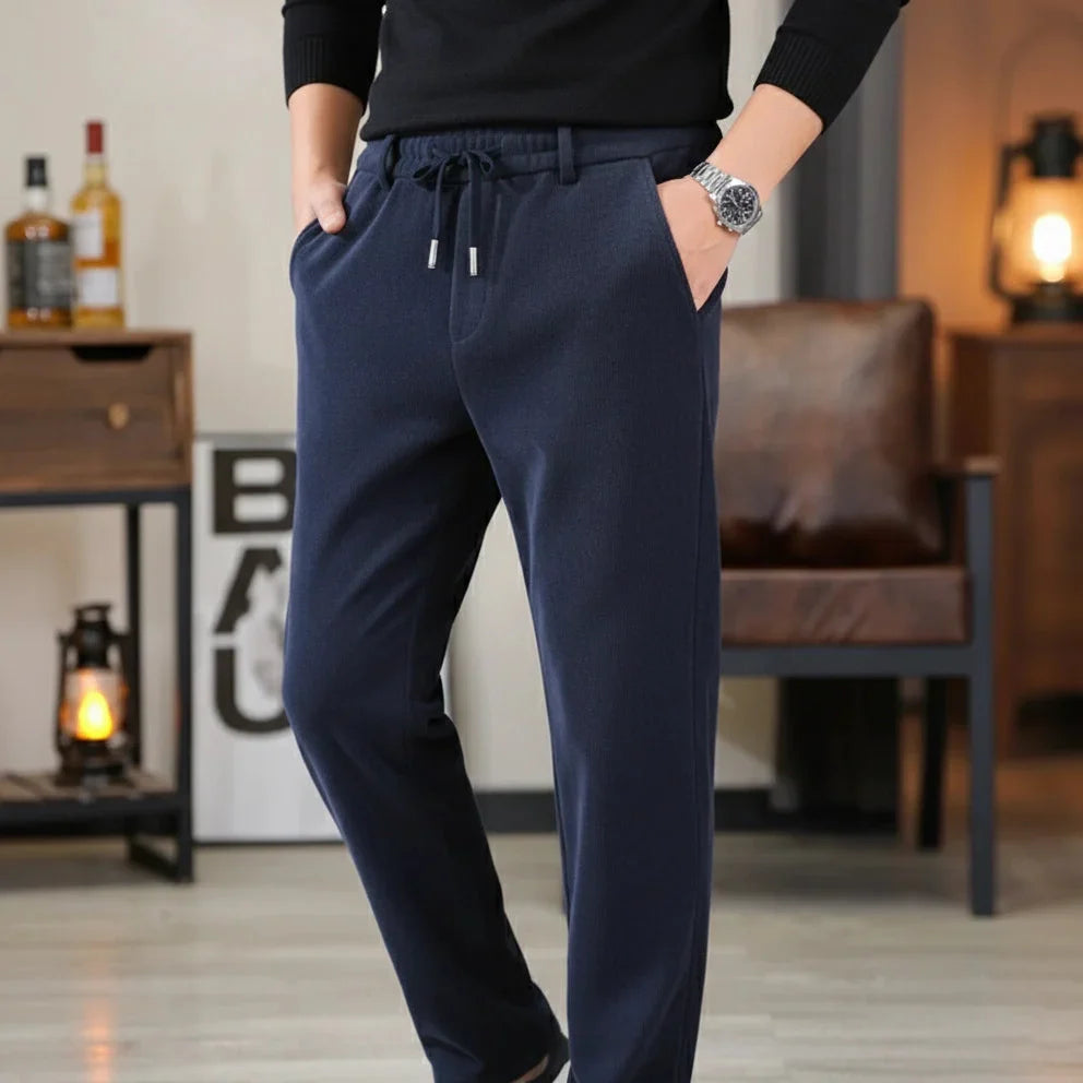 [Leve 4, Pague Só 2] Calça Valeno Masculina Térmica em Poliéster, Elastano e Algodão com Forro Fleece + BRINDES