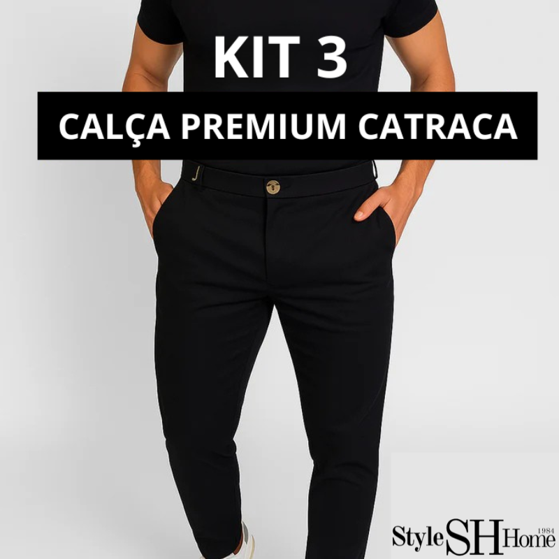 (Compre 1 Leve 3) Calça Premium Catraca Mônaco – Estilo, Conforto e Caimento Perfeito