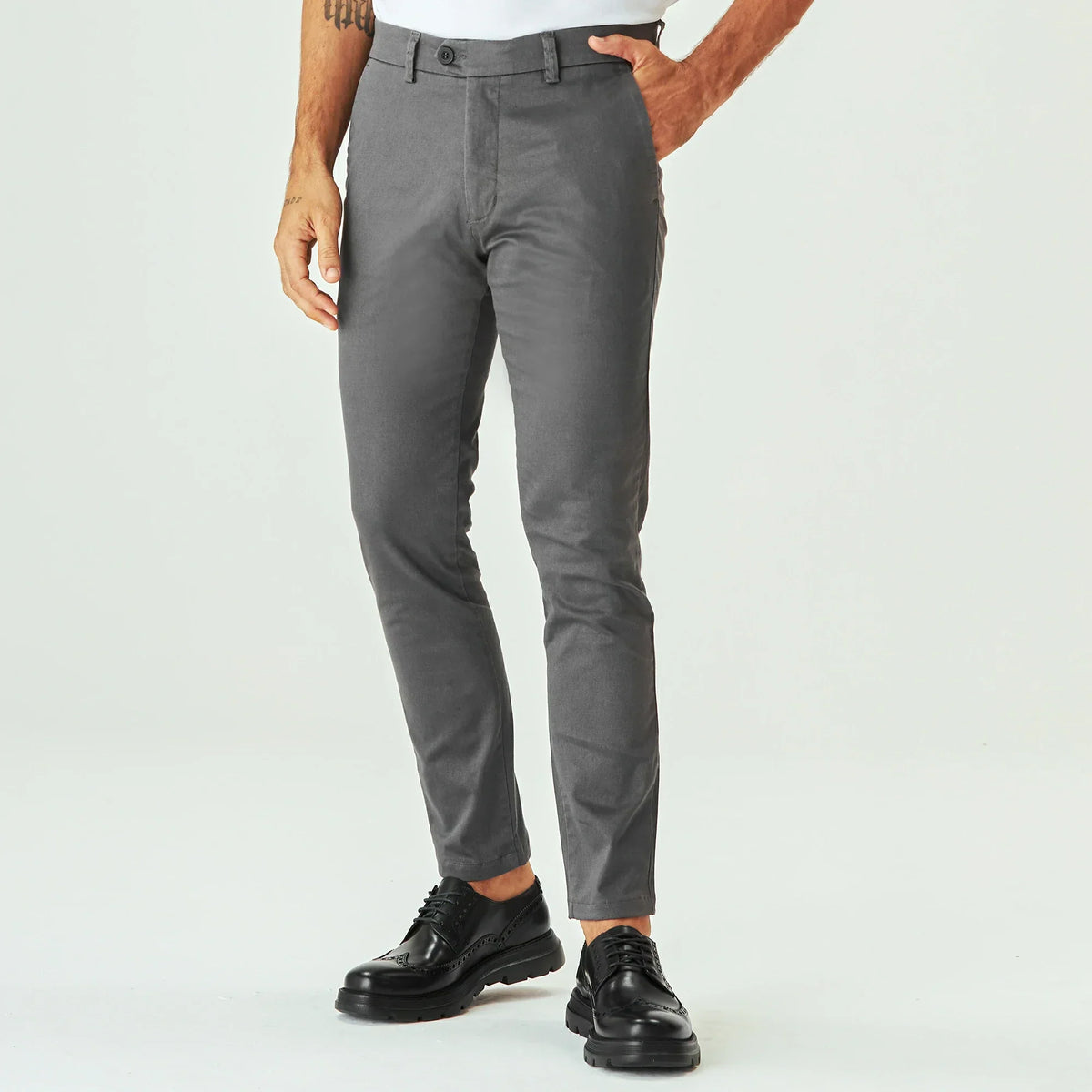 Calça Daily em Alfaiataria Chumbo