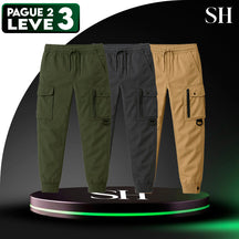 [Leve 3 Pague 2] Calça Militar Soldier em Tecido RipStop e Poliéster (Qualidade e Robustez Para Encarar de Tudo!)