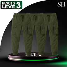 [Leve 3 Pague 2] Calça Militar Soldier em Tecido RipStop e Poliéster (Qualidade e Robustez Para Encarar de Tudo!)